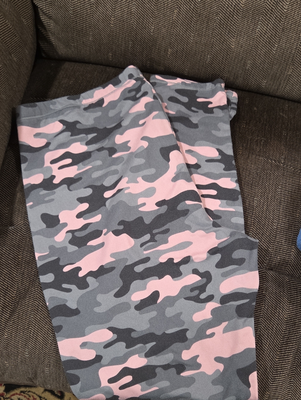 Pink & Gray Camo Leggings - Comfortable Everyday Bottoms